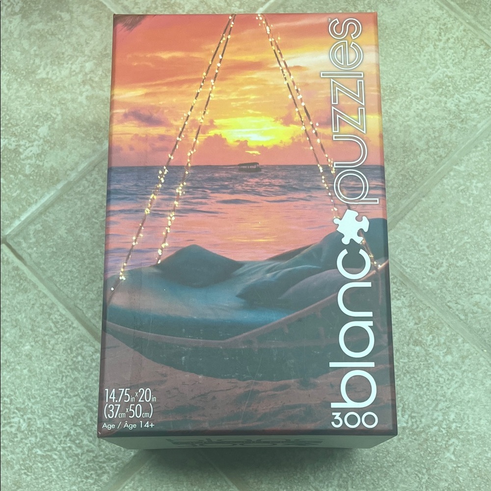 Blanc Puzzles 300 Piece Sunset Puzzle